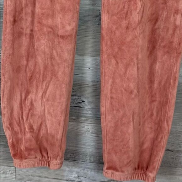 Aerie Warm Rose Velour Joggers - Picture 4 of 5